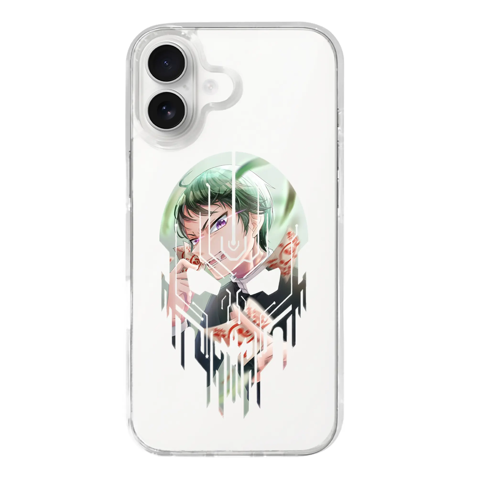 鬼滅の刃 グッズ,愈史郎 - iPhone 17シリーズ 透明スマホケース – 薄型・耐衝撃・精密フィット保護カバー